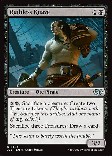 Ruthless Knave - j25 Spoiler