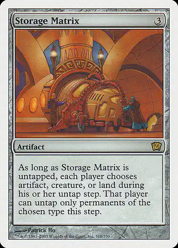 Storage Matrix - 9ed Spoiler