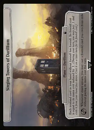 Singing Towers of Darillium - who Spoiler