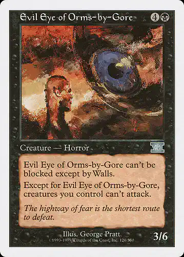Evil Eye of Orms-by-Gore - 6ed Spoiler