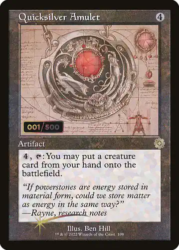 Quicksilver Amulet - brr Spoiler