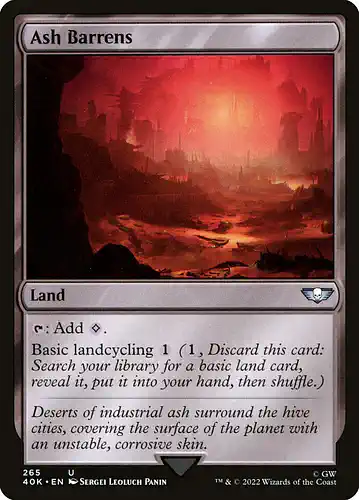 Ash Barrens - 40k Spoiler