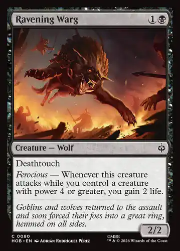 Ravening Warg - hob Spoiler