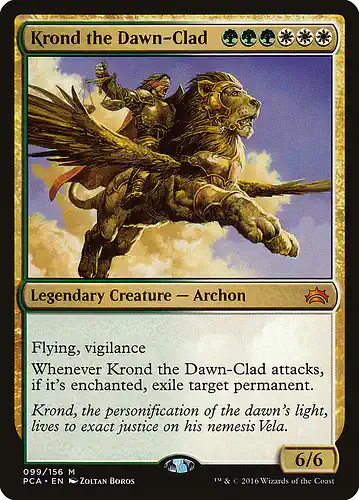 Krond the Dawn-Clad - pca Spoiler