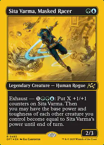 Sita Varma, Masked Racer - dft Spoiler