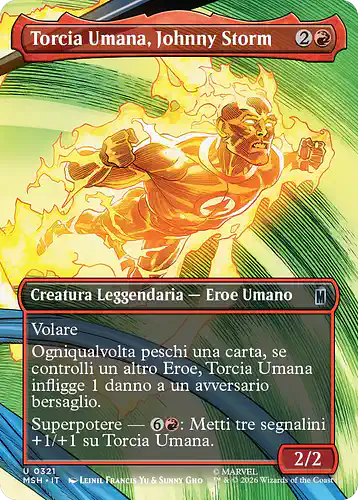 Human Torch, Johnny Storm - msh Spoiler