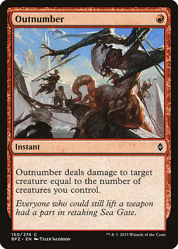 Outnumber - bfz Spoiler