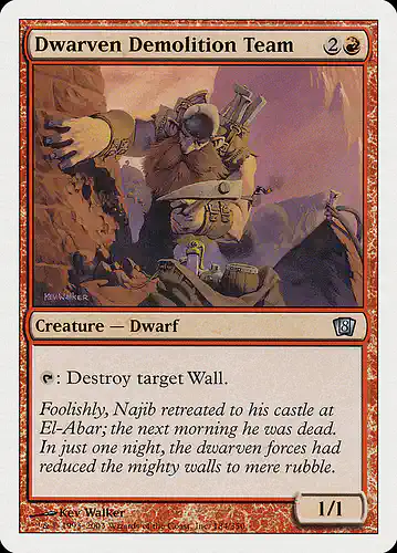Dwarven Demolition Team - 8ed Spoiler