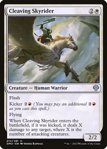 Cleaving Skyrider - dmu Spoiler