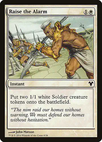 Raise the Alarm - md1 Spoiler