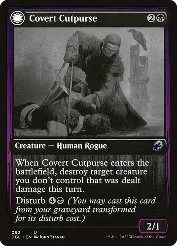 Covert Cutpurse - dbl Spoiler