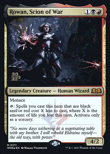 Rowan, Scion of War - woe Spoiler