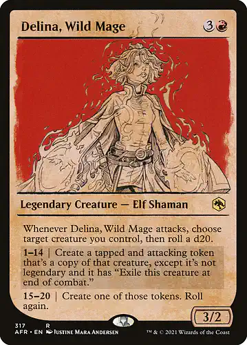 Delina, Wild Mage - afr Spoiler