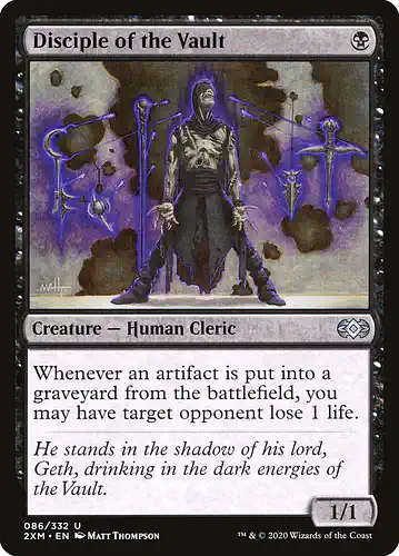 Disciple of the Vault - 2xm Spoiler