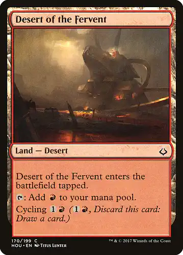 Desert of the Fervent - hou Spoiler