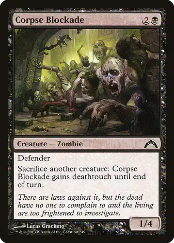 Corpse Blockade - gtc Spoiler