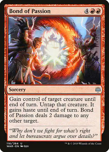 Bond of Passion - war Spoiler
