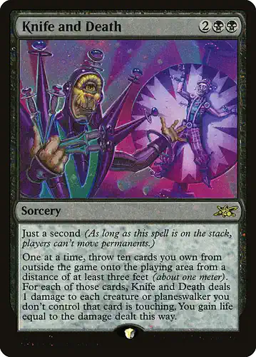 Knife and Death - unf Spoiler