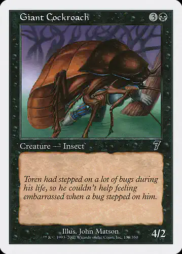 Giant Cockroach - 7ed Spoiler