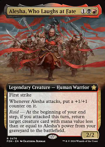 Alesha, Who Laughs at Fate - fdn Spoiler