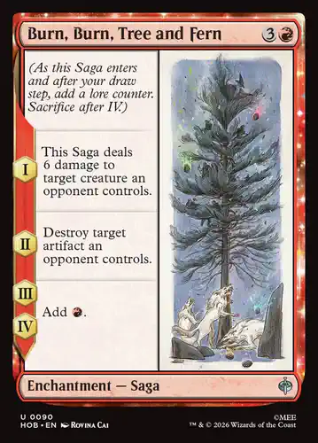 Burn, Burn, Tree and Fern - hob Spoiler