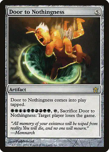 Door to Nothingness - 5dn Spoiler