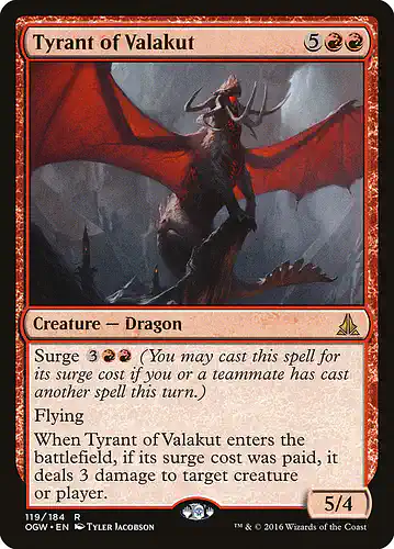 Tyrant of Valakut - ogw Spoiler