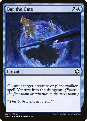 Bar the Gate - afr Spoiler