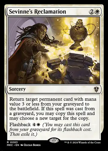 Sevinne's Reclamation - mkc Spoiler