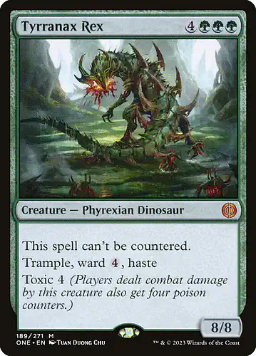 Tyrranax Rex - one Spoiler