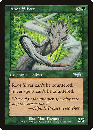 Root Sliver - lgn Spoiler
