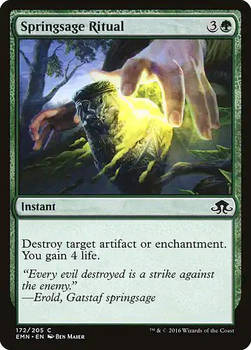 Springsage Ritual - emn Spoiler