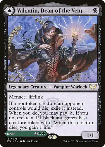 Valentin, Dean of the Vein - stx Spoiler
