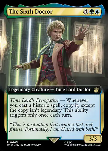The Sixth Doctor - who Spoiler