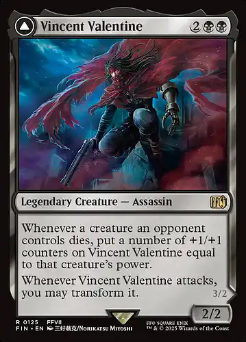 Vincent Valentine - fin Spoiler