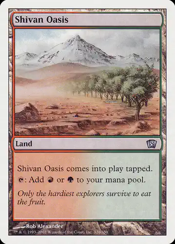 Shivan Oasis - 8ed Spoiler