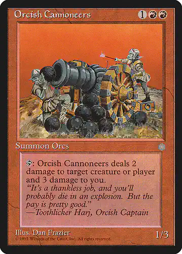 Orcish Cannoneers - ice Spoiler