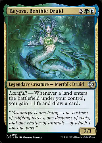 Tatyova, Benthic Druid - lcc Spoiler