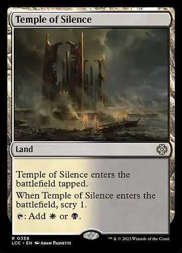 Temple of Silence - lcc Spoiler