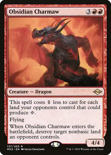 Obsidian Charmaw - mh2 Spoiler