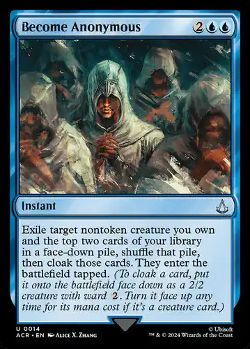 Become Anonymous - acr Spoiler