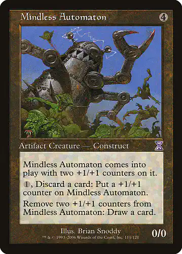 Mindless Automaton - tsb Spoiler