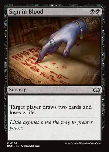 Sign in Blood - dsc Spoiler