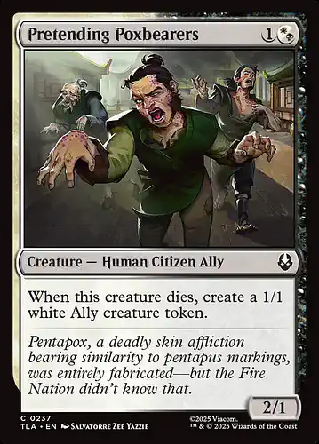 Pretending Poxbearers - tla Spoiler