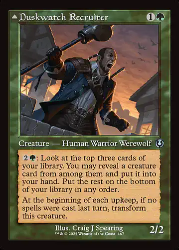 Duskwatch Recruiter - inr Spoiler