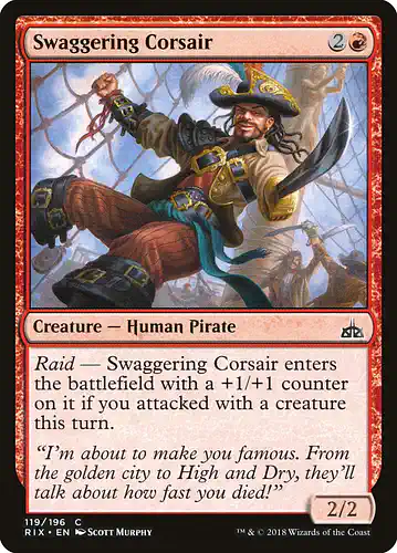 Swaggering Corsair - rix Spoiler