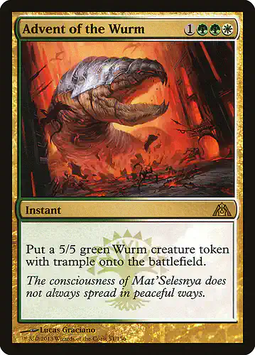Advent of the Wurm - dgm Spoiler