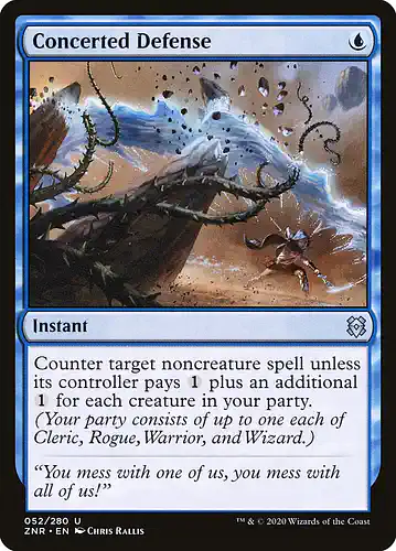 Concerted Defense - znr Spoiler