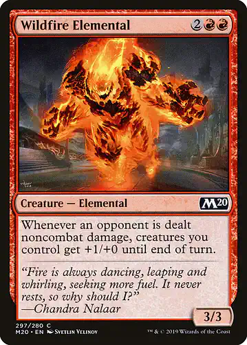 Wildfire Elemental - m20 Spoiler