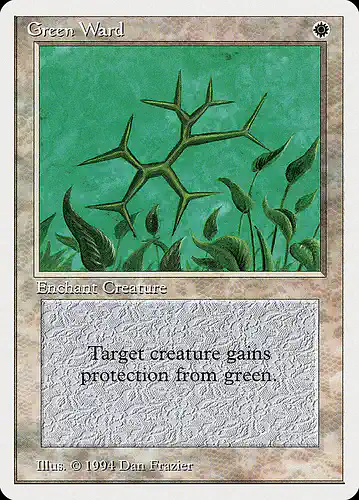 Green Ward - sum Spoiler